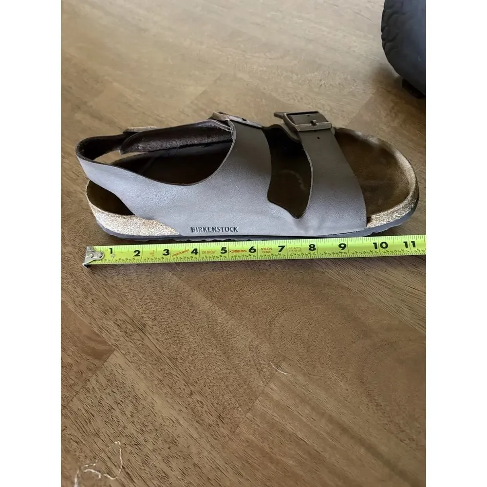 Birkenstock Milano Birkibuc Mocha Men's Sandals Size EU 42 US 9-9.5